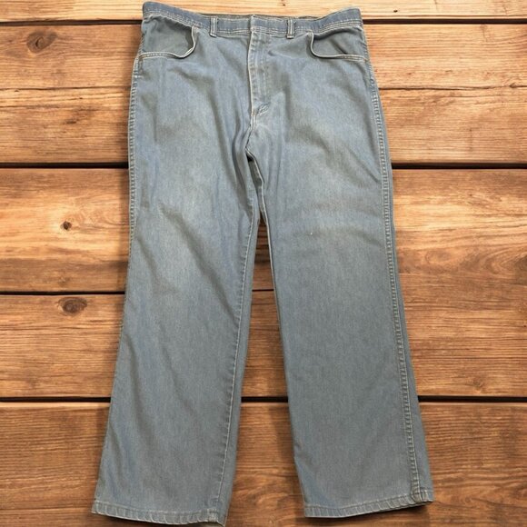 Vintage Wrangler Jeans Men’s 40x30 MADE IN USA Denim Light Wash